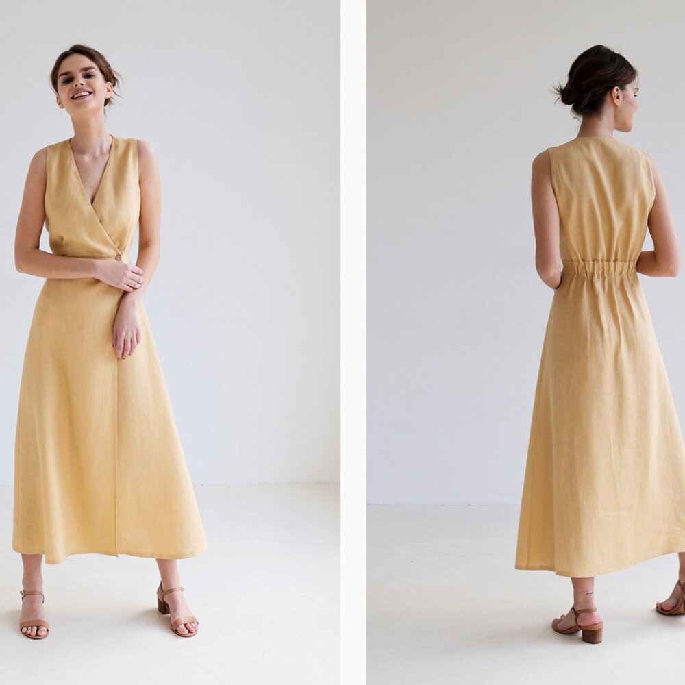 Linen Handmade Studio Dress